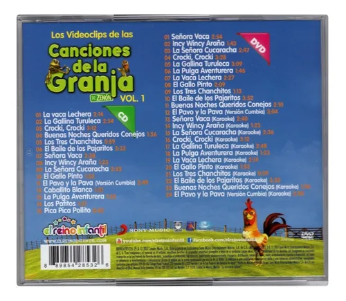 La Granja De Zenon Volumen 1 Uno - Disco Cd + Dvd - Nuevo La Granja De Zenon Volumen 1 Uno - Disco Cd + Dvd - Nuevo