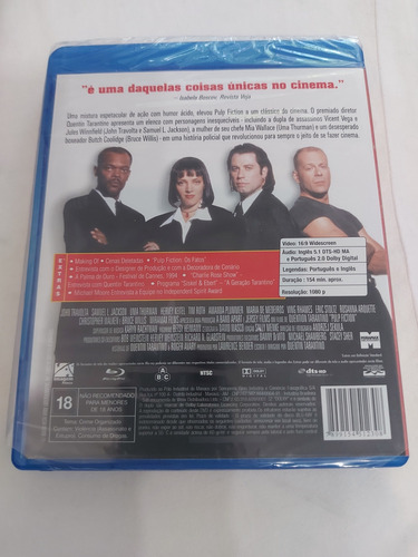 Blu-ray Pulp Fiction Quentin Tarantino (ed.nacional Raro)