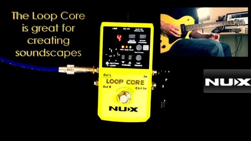 Pedal de efecto NUX Loop Core amarillo