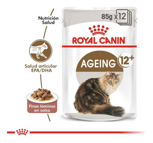Royal Canin Feline Health Nutrition Ageing 12+ Gatos 12 Unid