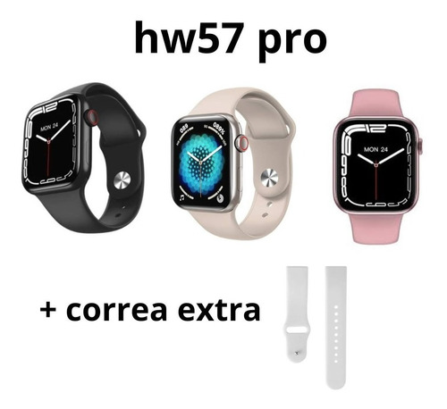 Reloj Smartwatch Hw57pro 45mm 1.77 Serie 7 + Correo Extra