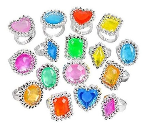 Rhode Island - Anillos De Plastico Para Joyas  24 Unidades 