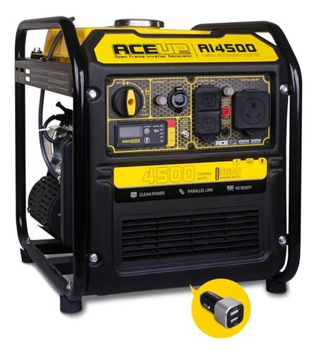 Generador Inversor De Gas De 4500w Aceup Energy Marco