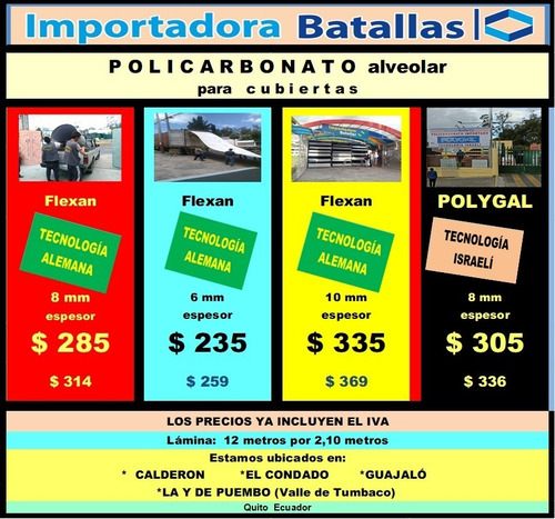 Imagen 5 de 12 de Zinc Policarbonato Alveolar Polygal Antigranizo Galpón R1