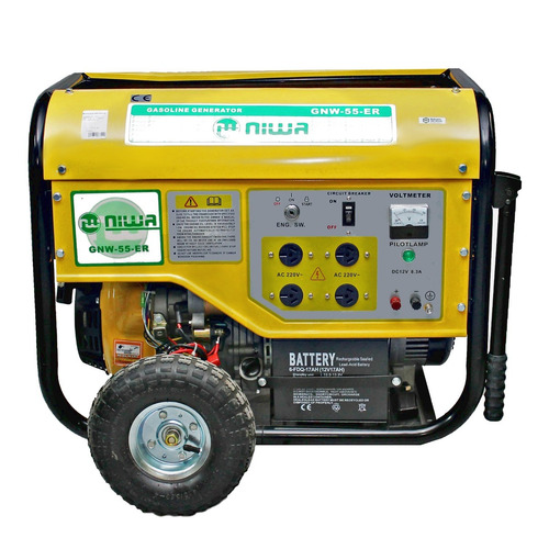 Grupo Electrogeno Generador 5,5 Kva 13 Hp A/e Niwa Gnw 55 Er