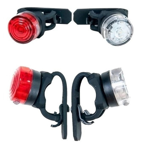 Imagem 4 de 4 de Pisca Absolute Jy-6003u Led Recarregavel Dianteiro Traseiro