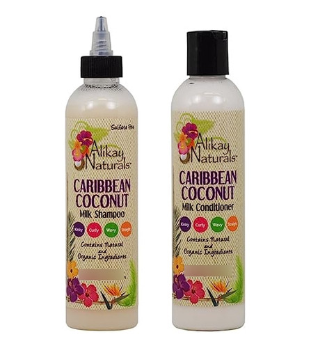 Alikay Naturals Caribbean Coconut Milk Shampoo & Conditioner