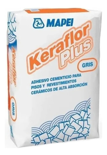 Adhesivo Pegamento Cerámica Keraflor Plus 30 Kg Mapei