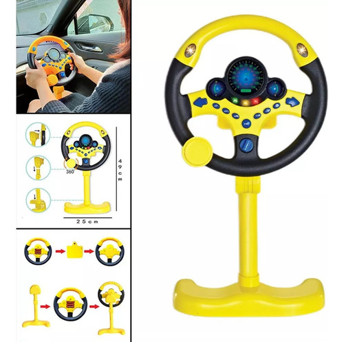A Juguete De Volante Interactivo For Niños Con Sonido