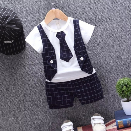 Niños Conjuntos De Ropa Prendas Bebe Pantalon Corto Vestir