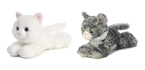 Paquete De 2 Aurora 75 Floppy Beanbag Cat Stuffed Animals Li