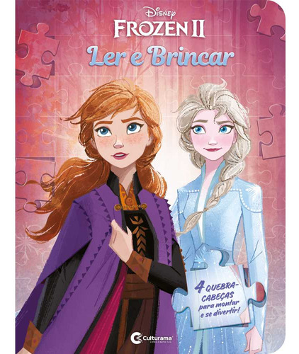 Livro Ler E Brincar Frozen 2