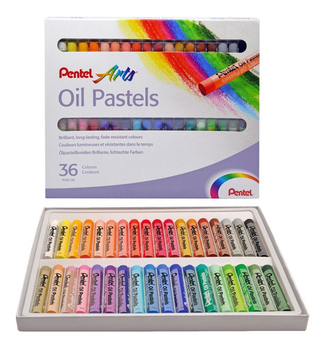 Colores Pastel Aceite Pentel Arts 36 U