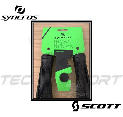 Imagen 4 de 8 de Mango Grip Syncros Puño Manillar Bicicleta Anillo Bloqueo