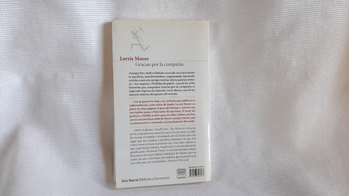 Imagen 2 de 5 de Gracias Por La Compañia Lorrie Moore Seix Barral