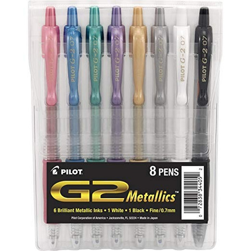 Piloto G2 Metallics Gel Roller Bolígrafos De Punta Fina (0,7