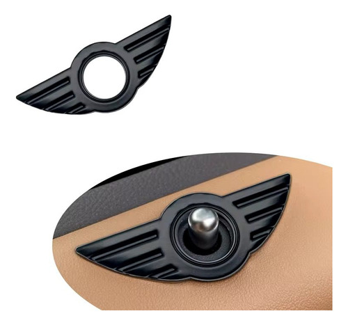 Alas Embellecedoras De Seguro De Puerta Mini Cooper Black