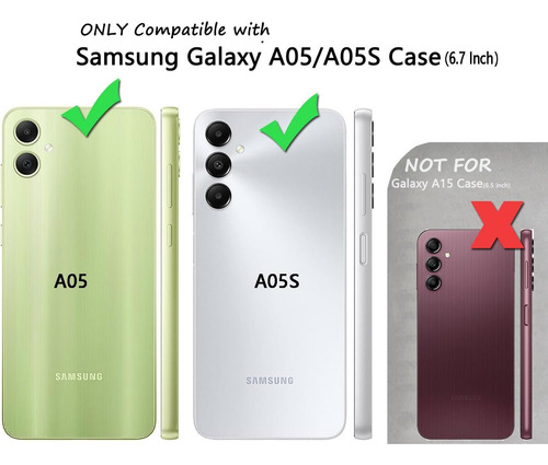 Funda Para Samsung Galaxy A05 Transparente Conserva El Color