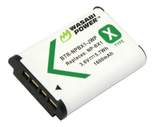 Wasabi Power - Batería Y Cargador Para Sony Np-bx1