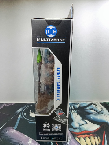 Batman Armor Suit Platinum Dc Multiverse Mcfarlane Toys (Usado)