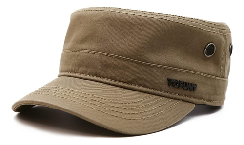 Topuny Yzzjl Gorra Estilo Militar Lavado Algodón Sombrero