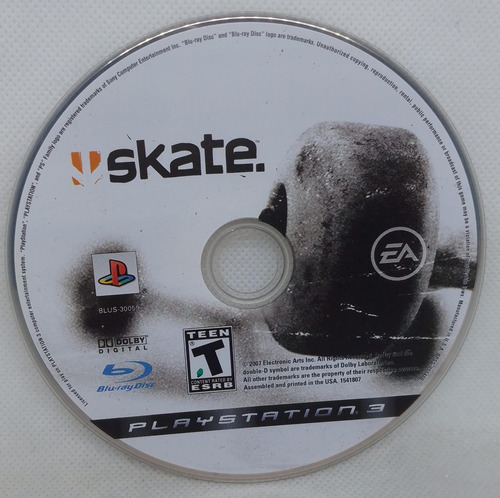 Skate Ps3 Seminuevo (Usado)
