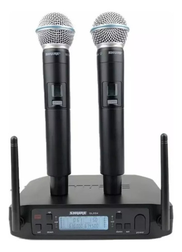 Micrófono Inalámbrico Dual Shure Glxd4 Beta 58a