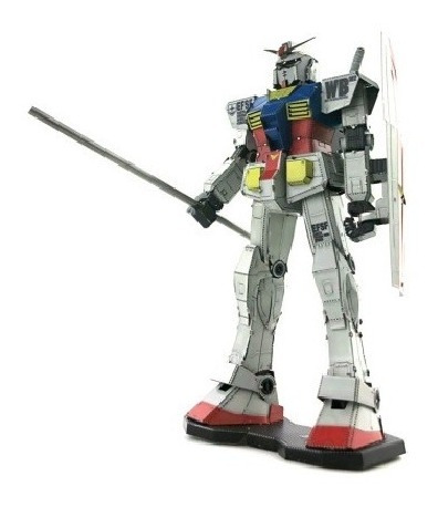 Imagen 4 de 5 de Leo Rompecabezas De Metal En 3d Gundam Anime Robot