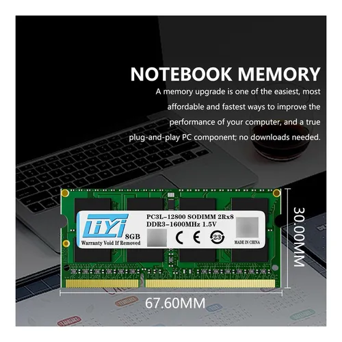 Liyi Ddr3 8gb Kit Módulos Dram (2x4gb) 1066mhz Pcpcs Cl7 204