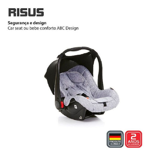 Bebê Conforto Risus Graphite Gray - Abc Design