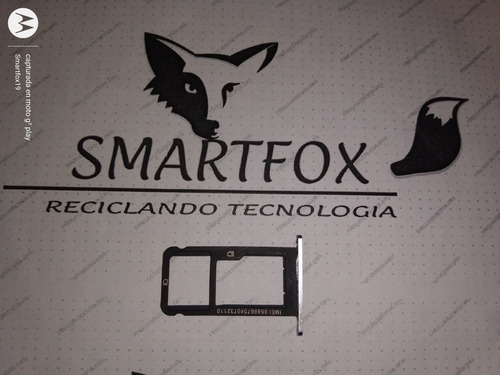 Porta Sim/sd Card Zte V Ultra Z982 Original Plata (Usado)