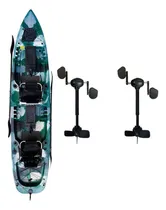 Comprar Caiaque Duplo Pesca Mero Com 2 Pedais - Caiaker Cor Exército