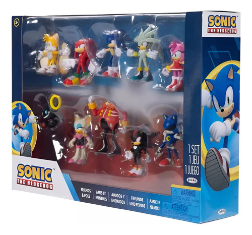 Set 10 Figuras Sonic Amigos Y Enemigos Incluye A Shadow