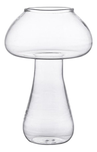 Champiñón Copa De Cristal Único Hongo Boda Transparente