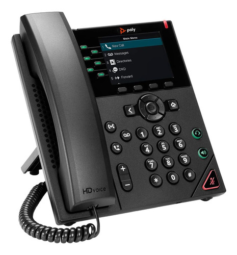 Telefone Ip Polycom Vvx 350 6 Linhas Tela Colorida