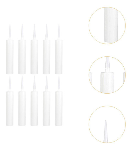 Kit De Tubos Selladores Para Proyectos De Bricolaje 10 Uds.