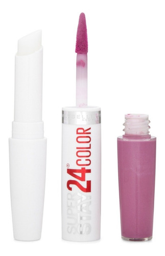 Labial Larga Duración Superstay 24 Hrs Maybelline 085  Lilac