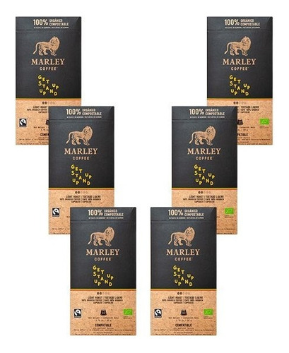 Pack 60 Cápsulas Espresso Get Up Marley Coffee