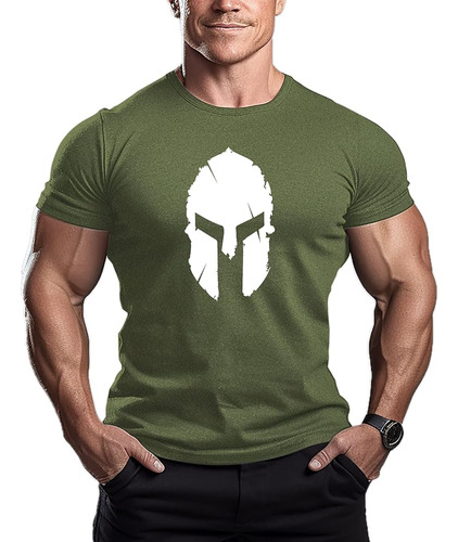 Reedca Spartan Helmet - Camiseta De Culturismo Para Hombres 