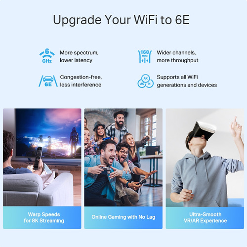 Kit 2 Router Deco Xe75 Tp-link Tribanda Axe5400 Wi-fi6e Mesh