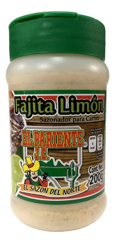 Sazonador Fajita Limón Para Carnes El Pariente 200g (pack 3)