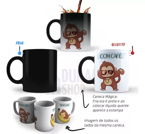 caneca mico, caneca ecológica, caneca macaco, copo de bicho - A Loja dos  Passarinhos