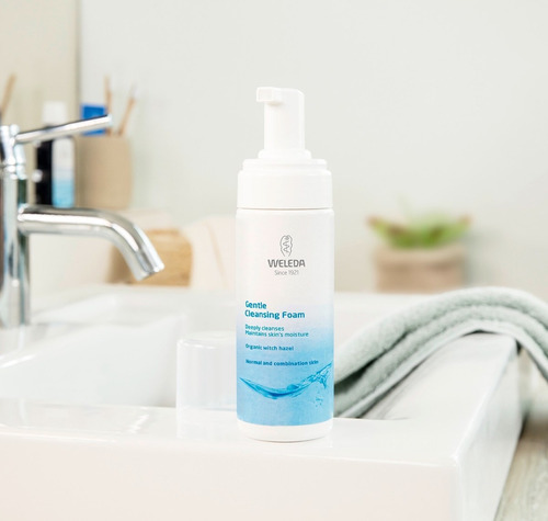 Weleda Espuma Limpiadora Facial Suave - Vegana Cruelty Free