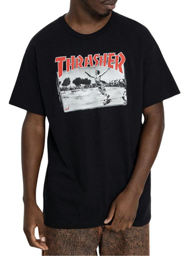 Remera Thrasher Jake Dish 562180 Hombre