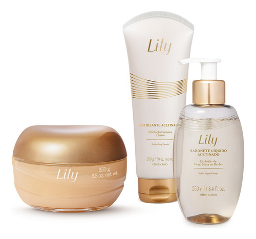 Combo Lily: Sabonete Líquido 250ml + Esfoliante Corporal 200
