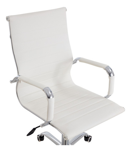 Silla Oficina X-56w Blanca Color Blanco