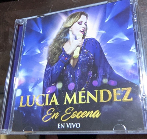 Lucia Mendez Cd + Dvd En Escena En Vivo