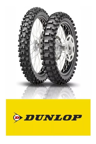 Imagen 3 de 5 de Cubierta Motocross Dunlop Mx33 80/100-21 51m Mx33f Wt