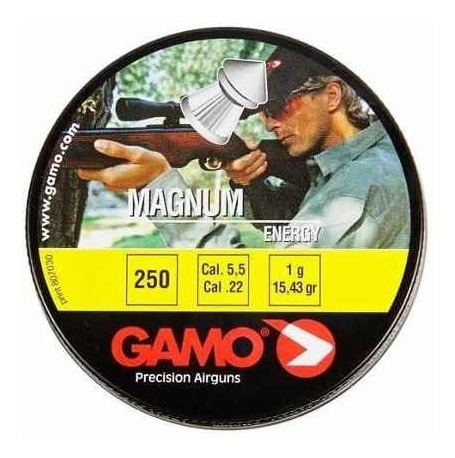 Imagen 2 de 10 de Balines Gamo Magnum Energy 5.5mm X 250 - Aire Comprimido 5,5