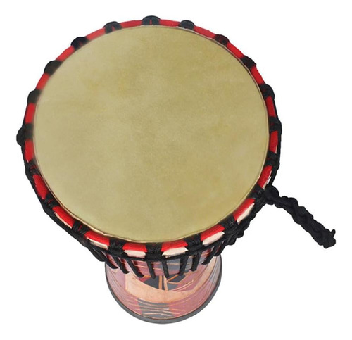 2pcs Tambor Africano, Cubiertas De Tambor De Cuero De Cabra